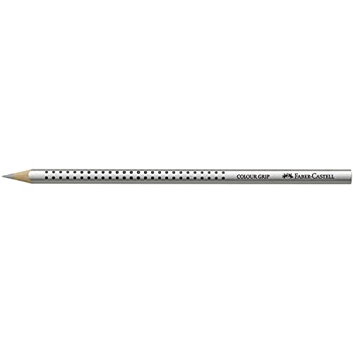 Faber Castell 112482 Buntstift "Colour GRIP", Silber von Faber-Castell