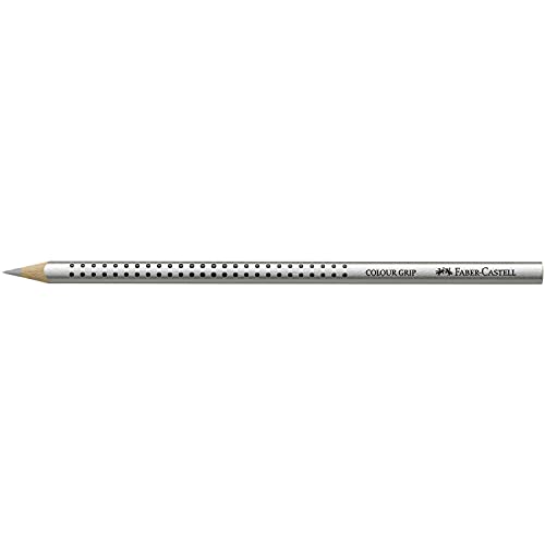 Faber Castell 112482 Buntstift "Colour GRIP", Silber von Faber Castell