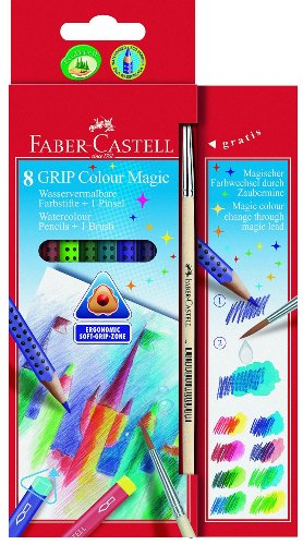Faber-Castell 113008 - Grip Colour Magic 8er Etui von Faber-Castell