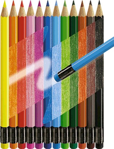 Faber Castell – 116612 – Bleistift Farbe 12 Seiten von Faber-Castell
