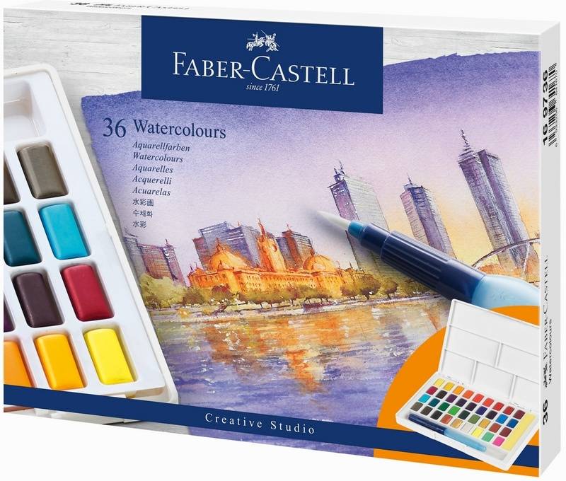 Faber-Castell Aquarellfarben in Näpfchen 36 Stk. von Faber-Castell