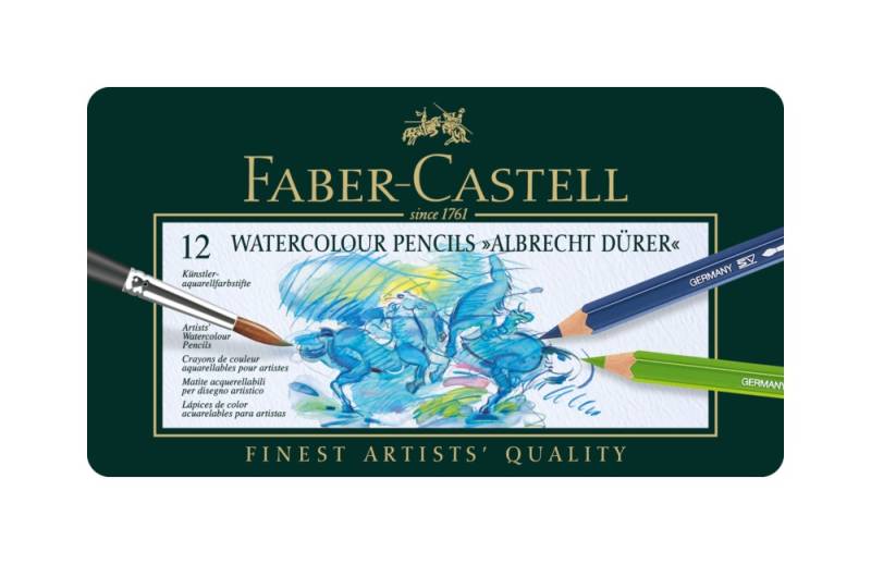 Faber-Castell Aquarellstift Albrecht Dürer Metallbox 12 Stk. von Faber-Castell