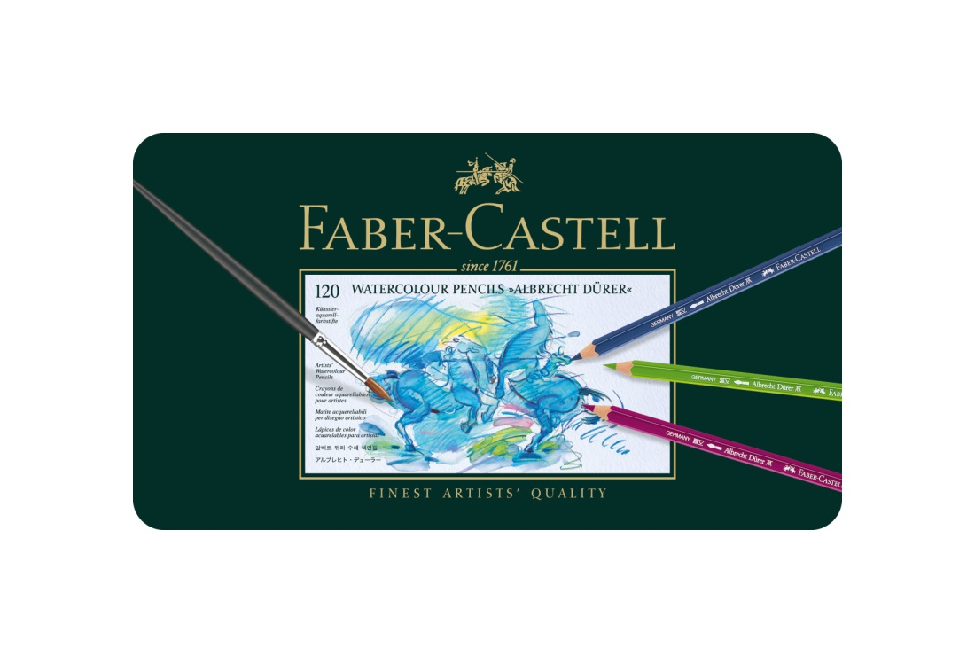 Faber-Castell Aquarellstift Albrecht Dürer Metallbox 120 Stk. von Faber-Castell
