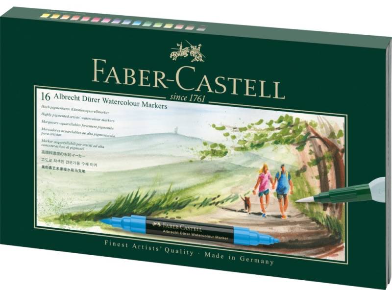 Faber-Castell Aquarellstift Watercolour Marker Albrecht Dürer 16 Stk. von Faber-Castell