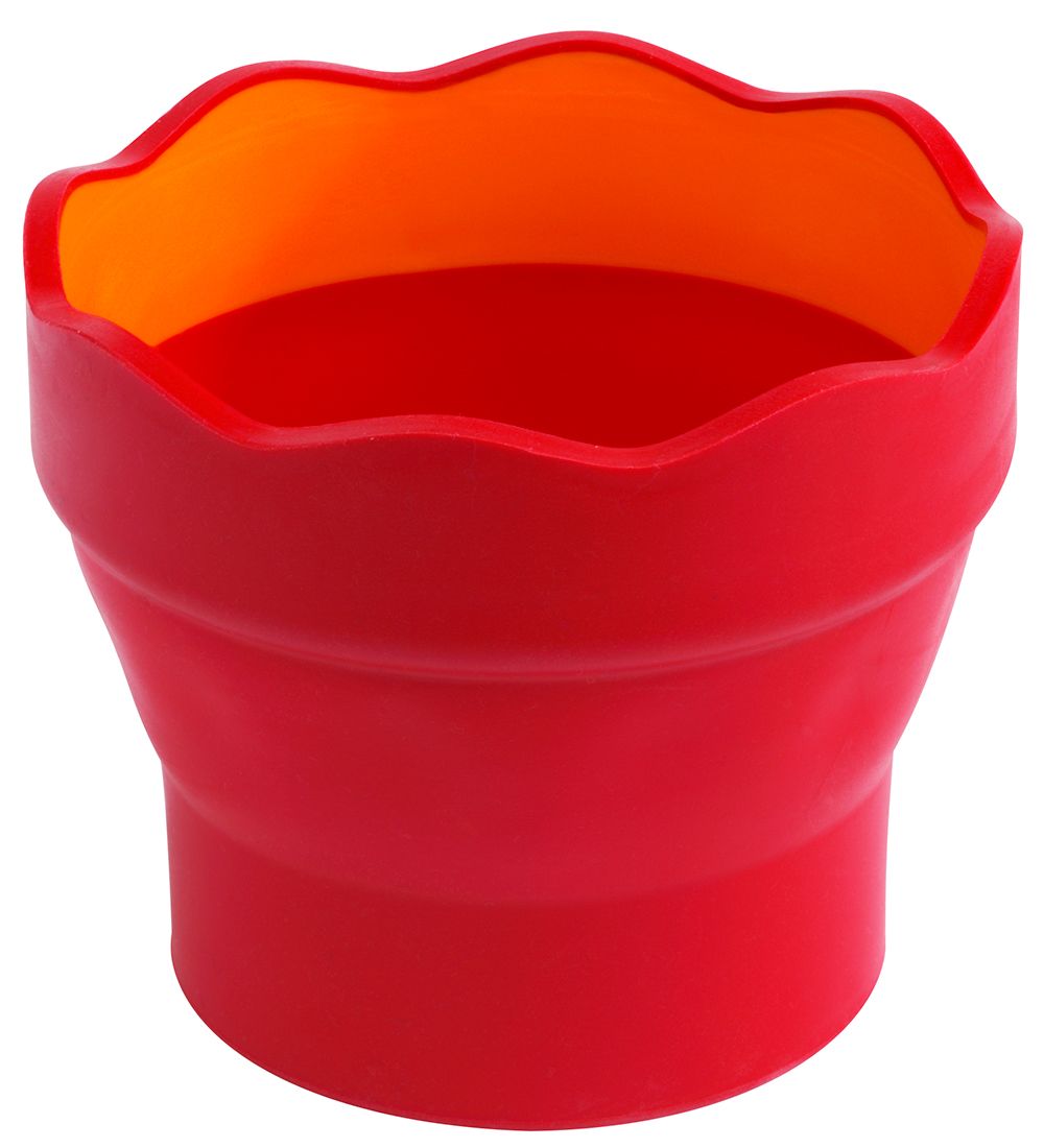 Faber-Castell Becher Für Wasser/Pinsel - Click&Go - Rot - Faber-Castell - One Size - Becher Faber-Castell Becher Für Wasser/Pinsel - Click&Go - Rot - Faber-Castell - One Size - Becher von Faber-Castell