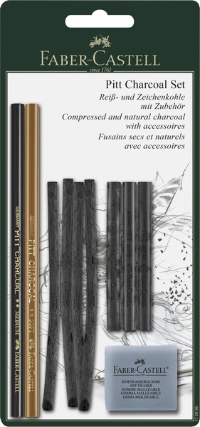 Faber-Castell Bleistift Pitt Charcoal Set 10 tlg von Faber-Castell