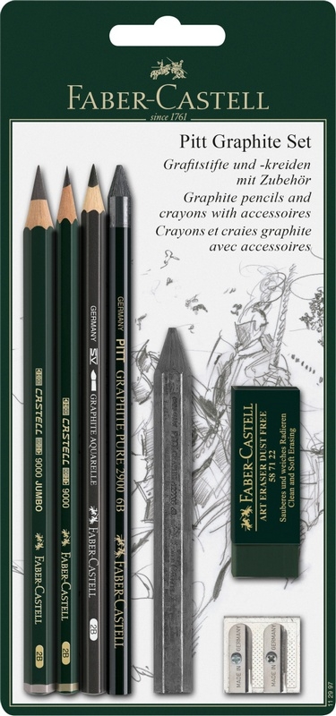 Faber-Castell Bleistift Pitt Graphite Set 7 tlg von Faber-Castell