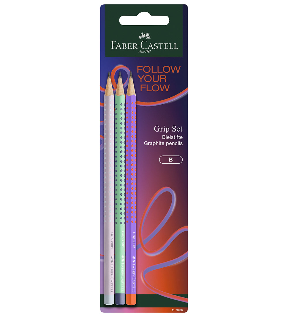 Faber-Castell Bleistifte - 3 st. - Grip Fluss - Faber-Castell - One Size - Bleistifte Faber-Castell Bleistifte - 3 st. - Grip Fluss - Faber-Castell - One Size - Bleistifte von Faber-Castell