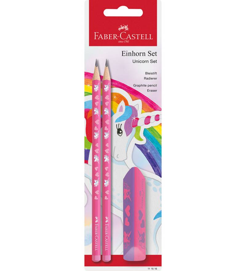 Faber-Castell Bleistiftset - 3 Teile - Unicorn - Faber-Castell - One Size - Bleistifte Faber-Castell Bleistiftset - 3 Teile - Unicorn - Faber-Castell - One Size - Bleistifte von Faber-Castell
