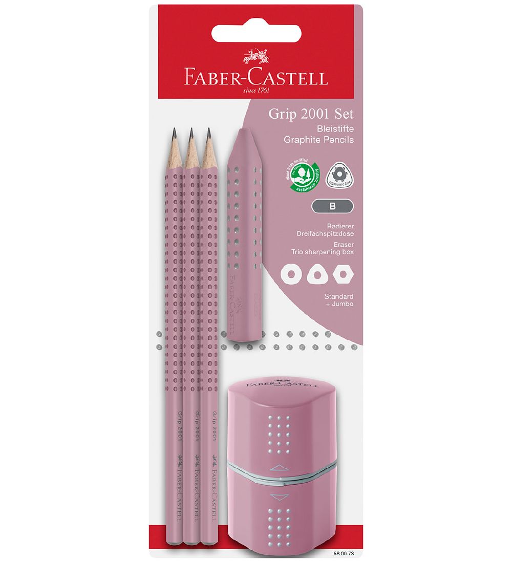 Faber-Castell Bleistiftset - 5 Teile - Rosa - Faber-Castell - One Size - Bleistifte Faber-Castell Bleistiftset - 5 Teile - Rosa - Faber-Castell - One Size - Bleistifte von Faber-Castell