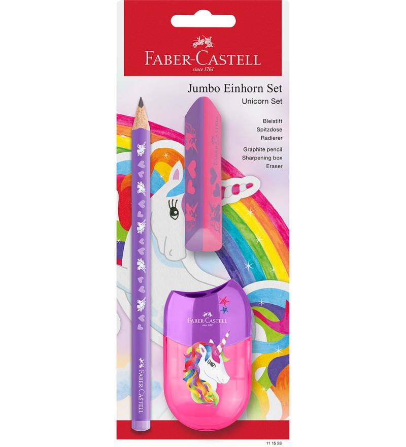 Faber-Castell Bleistiftset - Jumbo Unicorn - 3 Teile - Lila - Faber-Castell - One Size - Bleistifte Faber-Castell Bleistiftset - Jumbo Unicorn - 3 Teile - Lila - Faber-Castell - One Size - Bleistifte von Faber-Castell