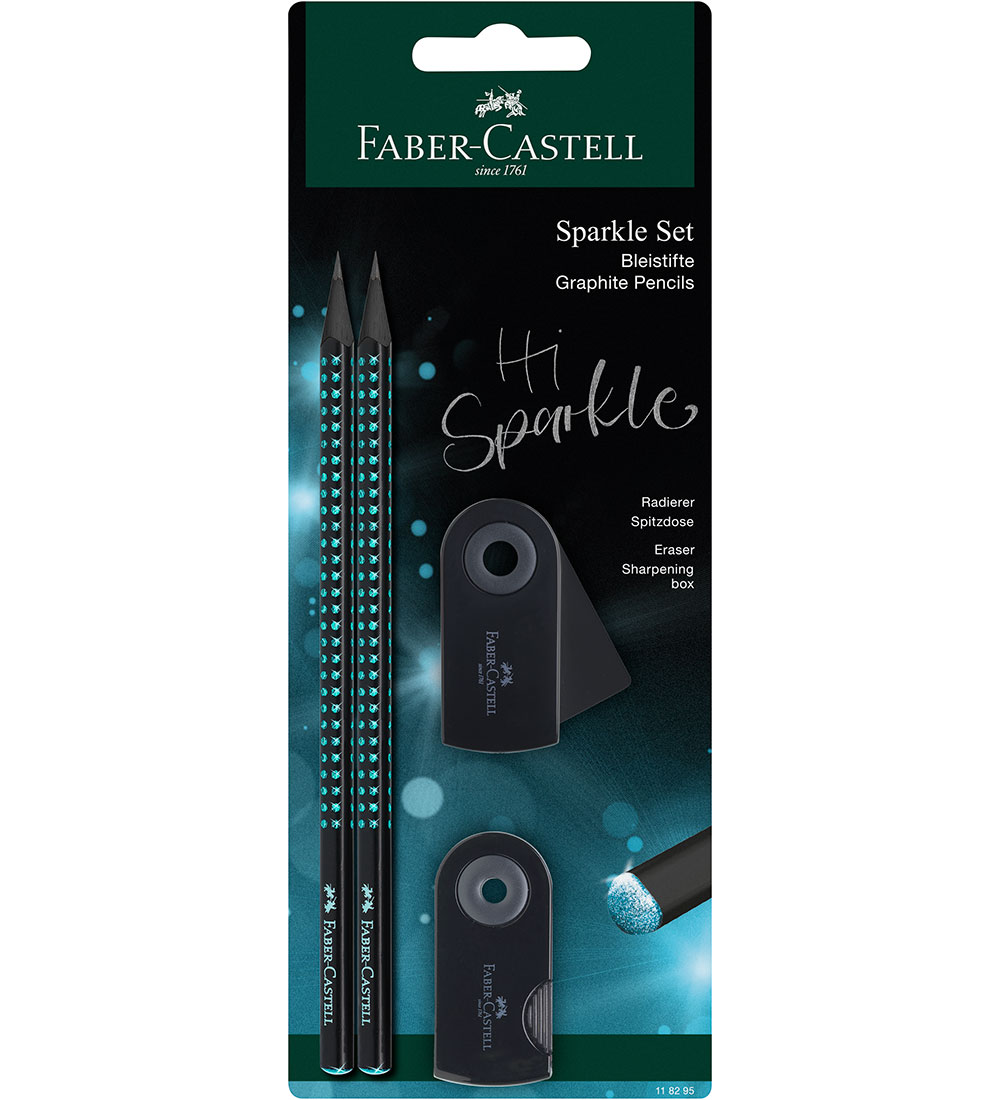 Faber-Castell Bleistiftset - Sparkle - 4 Teile - Black Edition - - Faber-Castell - One Size - Bleistifte Faber-Castell Bleistiftset - Sparkle - 4 Teile - Black Edition - - Faber-Castell - One Size - Bleistifte von Faber-Castell
