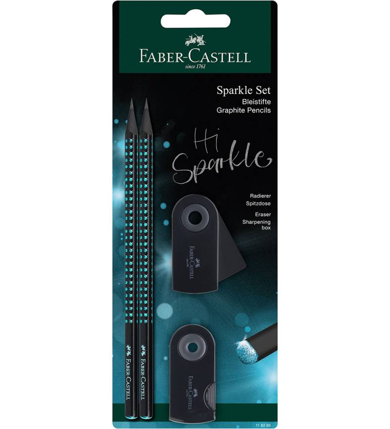 Faber-Castell Bleistiftset - Sparkle - 4 Teile - Black Edition - - Faber-Castell - One Size - Bleistifte Faber-Castell Bleistiftset - Sparkle - 4 Teile - Black Edition - - Faber-Castell - One Size - Bleistifte von Faber-Castell