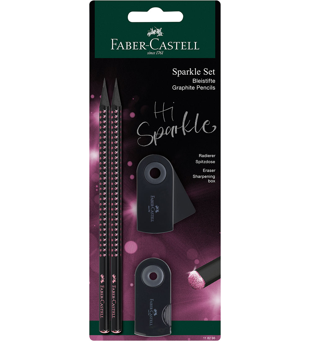 Faber-Castell Bleistiftset - Sparkle - 4 Teile - Black Edition - - Faber-Castell - One Size - Bleistifte Faber-Castell Bleistiftset - Sparkle - 4 Teile - Black Edition - - Faber-Castell - One Size - Bleistifte von Faber-Castell