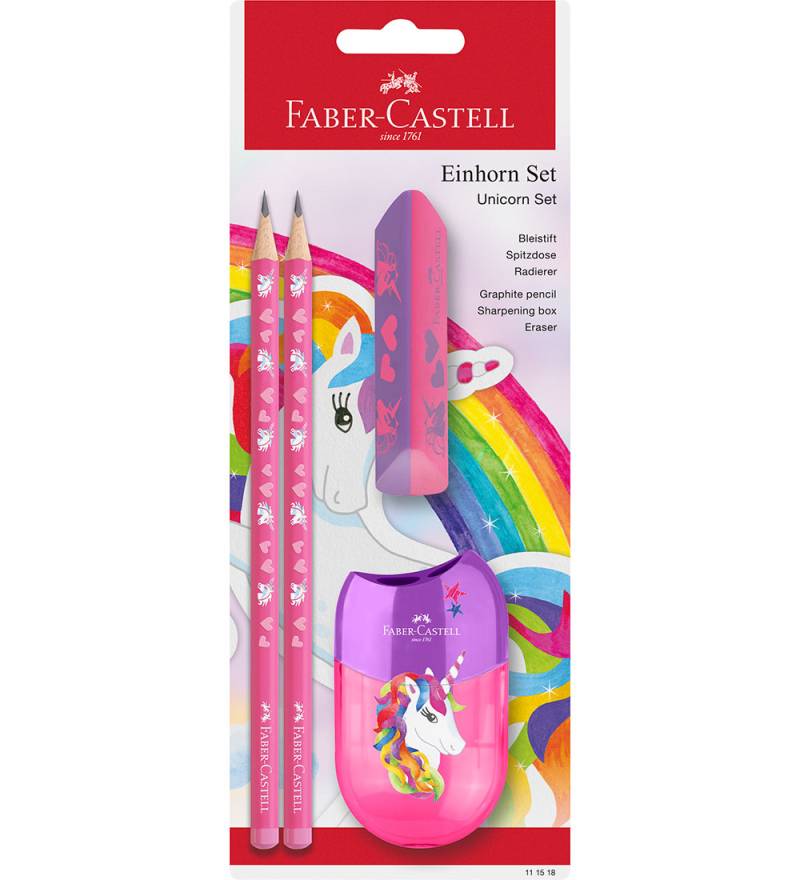 Faber-Castell Bleistiftset - Unicorn - 4 Teile - Pink - Faber-Castell - One Size - Bleistifte Faber-Castell Bleistiftset - Unicorn - 4 Teile - Pink - Faber-Castell - One Size - Bleistifte von Faber-Castell