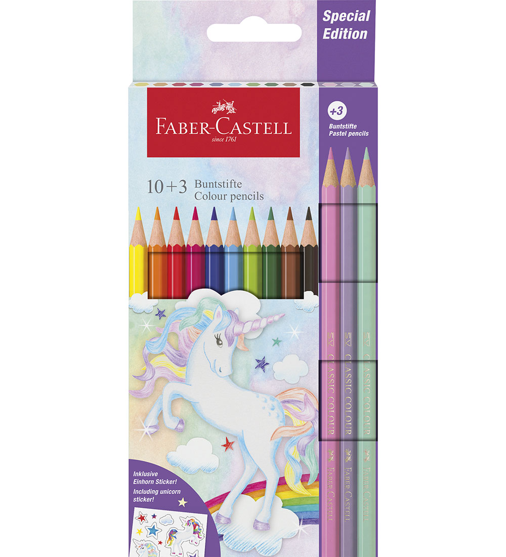 Faber-Castell Buntstifte - 13 st. - Unicorn Pastel - Faber-Castell - One Size - Buntstiftsets Faber-Castell Buntstifte - 13 st. - Unicorn Pastel - Faber-Castell - One Size - Buntstiftsets von Faber-Castell