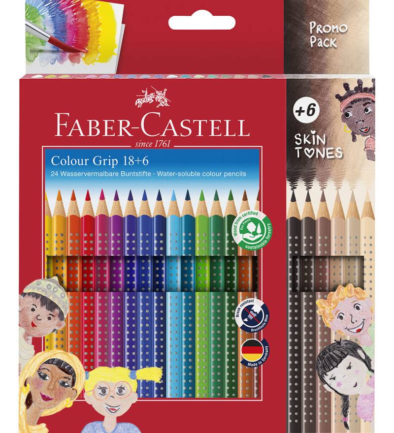Faber-Castell Buntstifte - 24 st. - Multi/Skin Töne - Faber-Castell - One Size - Buntstiftsets Faber-Castell Buntstifte - 24 st. - Multi/Skin Töne - Faber-Castell - One Size - Buntstiftsets von Faber-Castell