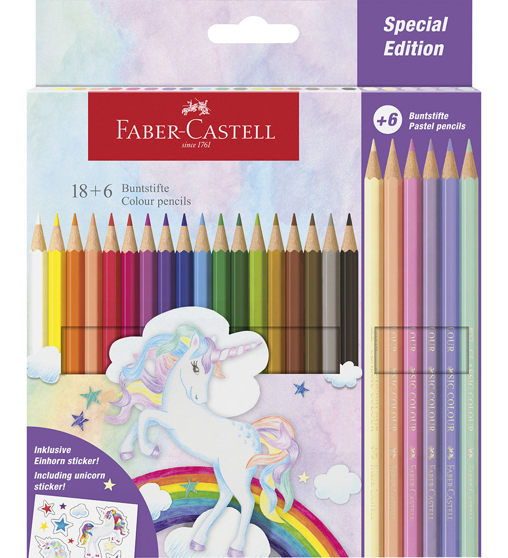 Faber-Castell Buntstifte - 24 st. Unicorn Pastel - Faber-Castell - One Size - Buntstiftsets Faber-Castell Buntstifte - 24 st. Unicorn Pastel - Faber-Castell - One Size - Buntstiftsets von Faber-Castell