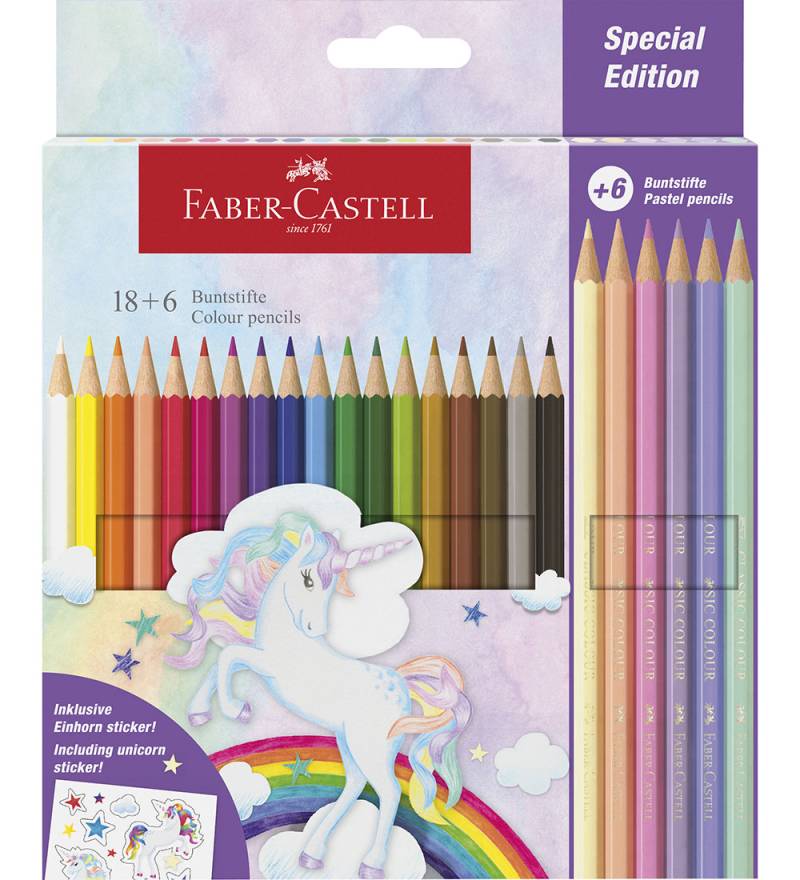 Faber-Castell Buntstifte - 24 st. Unicorn Pastel - Faber-Castell - One Size - Buntstiftsets Faber-Castell Buntstifte - 24 st. Unicorn Pastel - Faber-Castell - One Size - Buntstiftsets von Faber-Castell