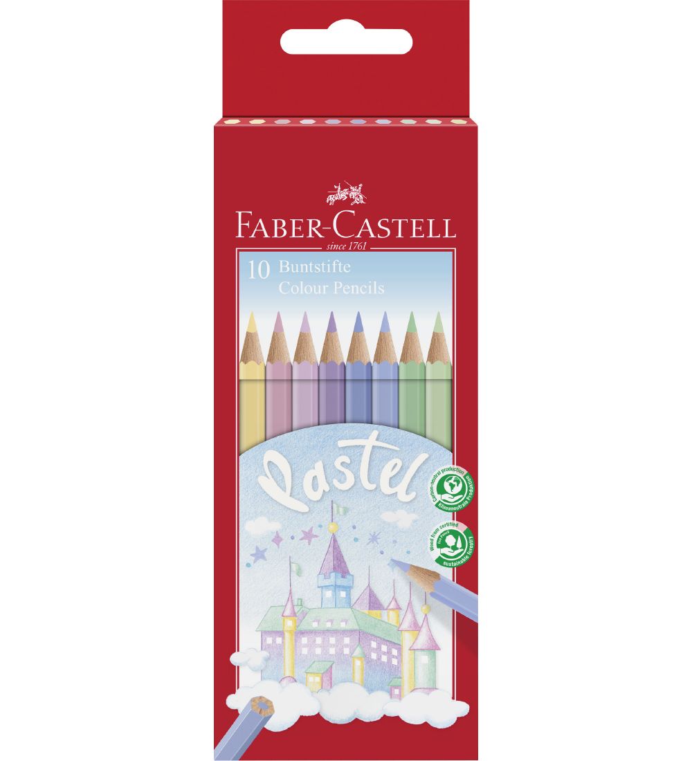Faber-Castell Buntstifte - Castle - 10 st. - Pastel - Faber-Castell - One Size - Buntstiftsets Faber-Castell Buntstifte - Castle - 10 st. - Pastel - Faber-Castell - One Size - Buntstiftsets von Faber-Castell