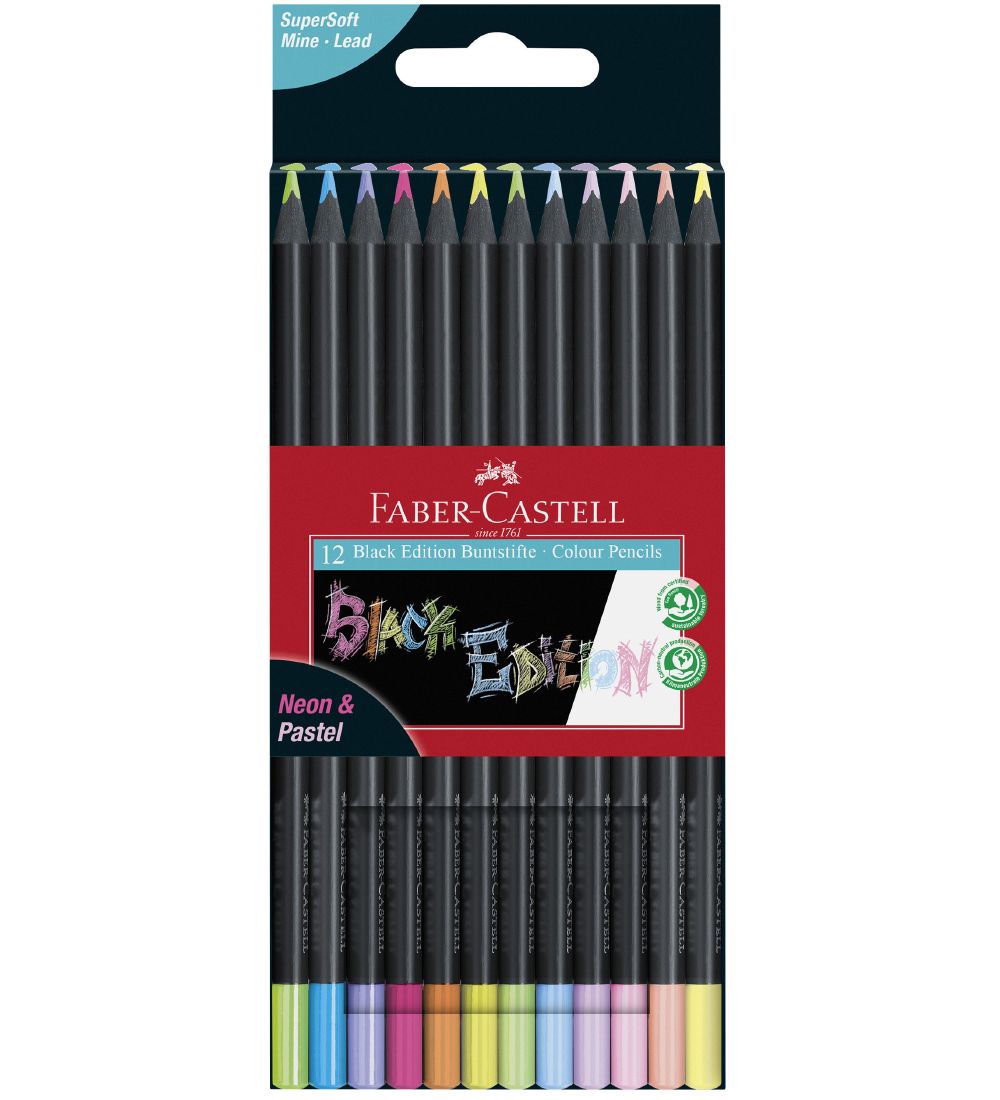 Faber-Castell Buntstifte - Dreieckig - 12 st. - Neon/Pastel - Faber-Castell - One Size - Buntstiftsets Faber-Castell Buntstifte - Dreieckig - 12 st. - Neon/Pastel - Faber-Castell - One Size - Buntstiftsets von Faber-Castell