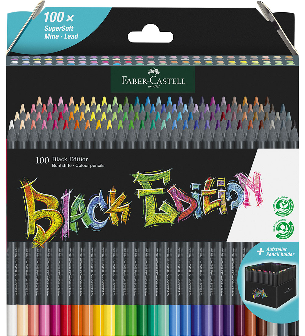 Faber-Castell Buntstifte - Dreieckig - Black Edition - 100 Stück - Faber-Castell - One Size - Buntstiftsets Faber-Castell Buntstifte - Dreieckig - Black Edition - 100 Stück - Faber-Castell - One Size - Buntstiftsets von Faber-Castell