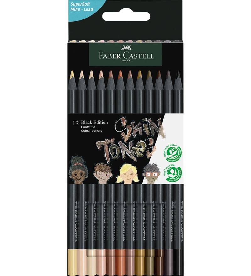 Faber-Castell Buntstifte - Dreieckig - Black Edition - 12 st. - Faber-Castell - One Size - Buntstiftsets Faber-Castell Buntstifte - Dreieckig - Black Edition - 12 st. - Faber-Castell - One Size - Buntstiftsets von Faber-Castell