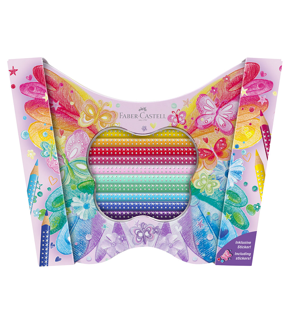 Faber-Castell Buntstifte - Dreieckig - Grip Schmetterling - 20 s - Faber-Castell - One Size - Buntstiftsets Faber-Castell Buntstifte - Dreieckig - Grip Schmetterling - 20 s - Faber-Castell - One Size - Buntstiftsets von Faber-Castell