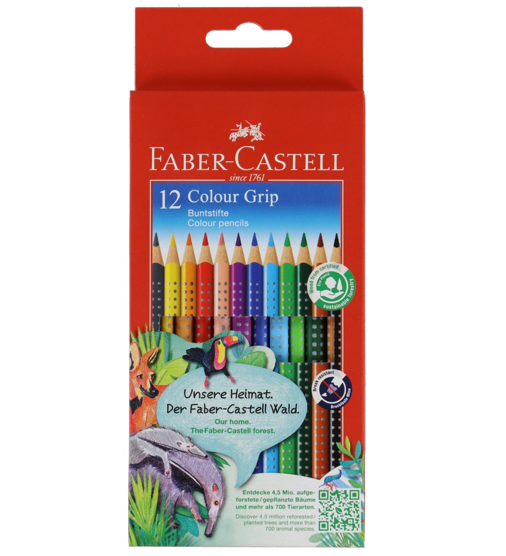 Faber-Castell Buntstifte - Grip - 12 st. - Multi - Faber-Castell - One Size - Buntstiftsets Faber-Castell Buntstifte - Grip - 12 st. - Multi - Faber-Castell - One Size - Buntstiftsets von Faber-Castell