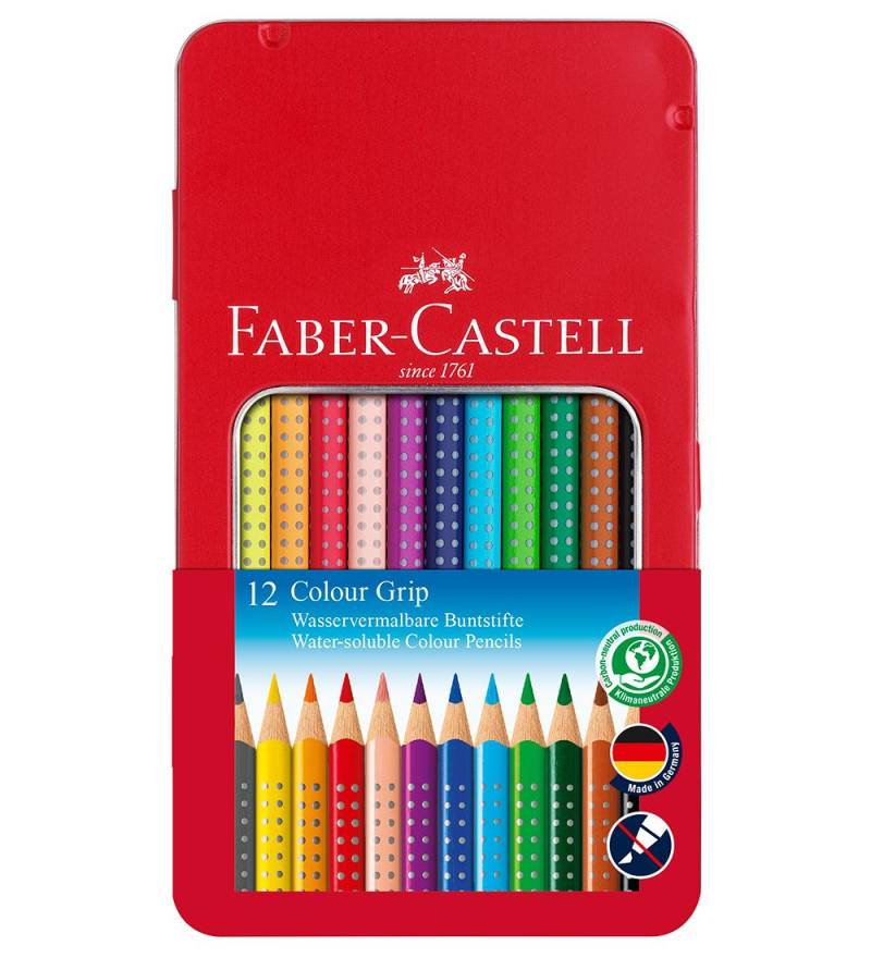 Faber-Castell Buntstifte - Grip - Aquarell - 12 st. - Multi - Faber-Castell - One Size - Buntstiftsets Faber-Castell Buntstifte - Grip - Aquarell - 12 st. - Multi - Faber-Castell - One Size - Buntstiftsets von Faber-Castell