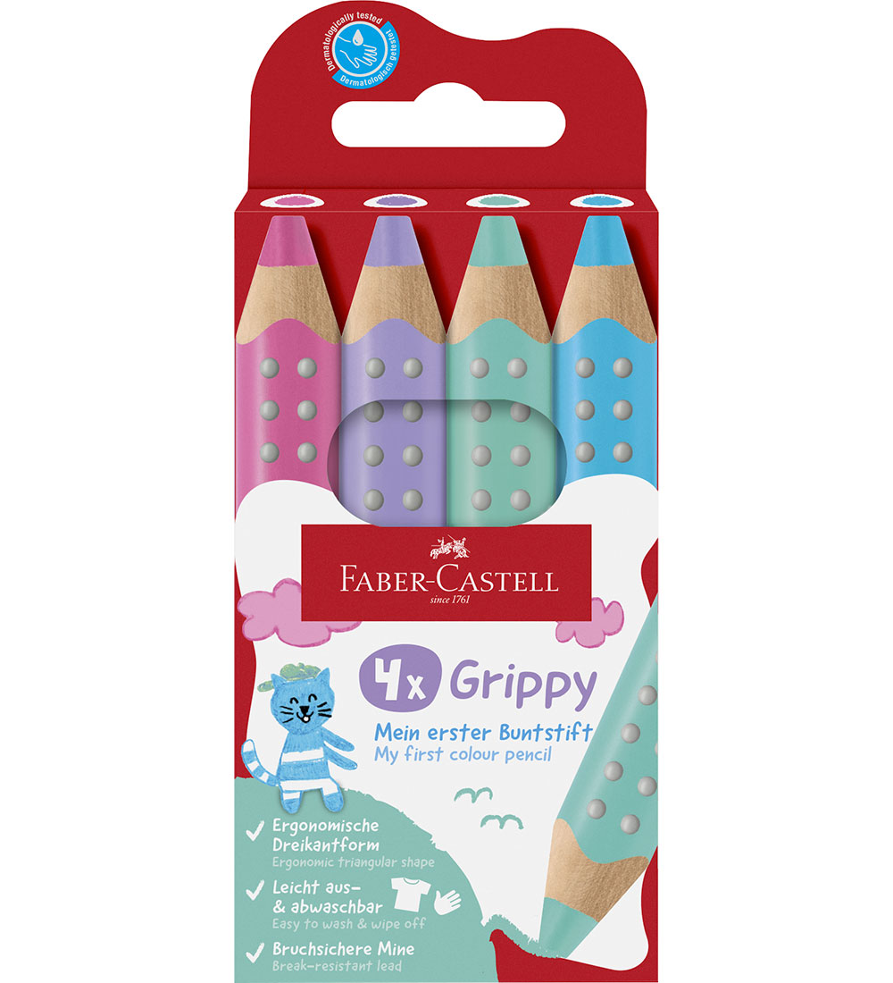 Faber-Castell Buntstifte - Grippy - 4 st. - Faber-Castell - One Size - Buntstiftsets Faber-Castell Buntstifte - Grippy - 4 st. - Faber-Castell - One Size - Buntstiftsets von Faber-Castell