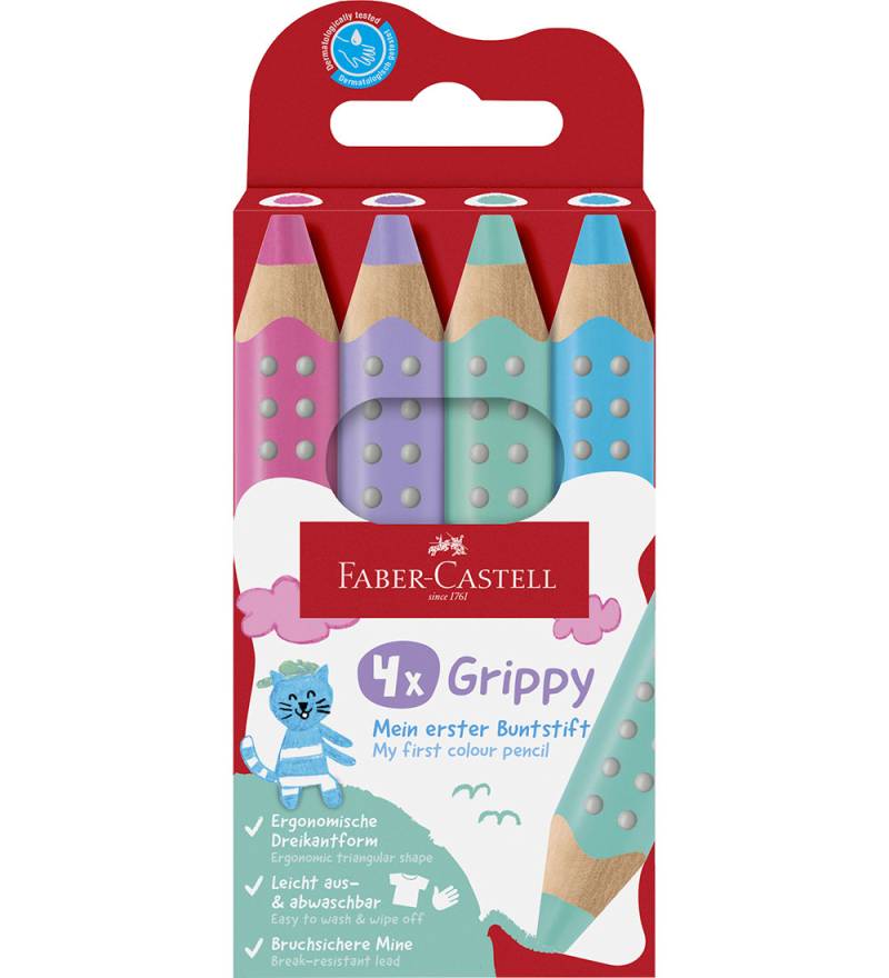 Faber-Castell Buntstifte - Grippy - 4 st. - Faber-Castell - One Size - Buntstiftsets Faber-Castell Buntstifte - Grippy - 4 st. - Faber-Castell - One Size - Buntstiftsets von Faber-Castell