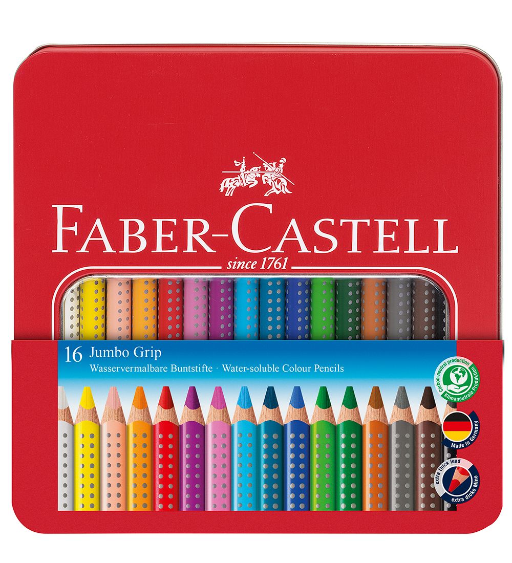 Faber-Castell Buntstifte - Jumbo Grip - Aquarell - 16 st. - Mu - Faber-Castell - One Size - Buntstiftsets Faber-Castell Buntstifte - Jumbo Grip - Aquarell - 16 st. - Mu - Faber-Castell - One Size - Buntstiftsets von Faber-Castell