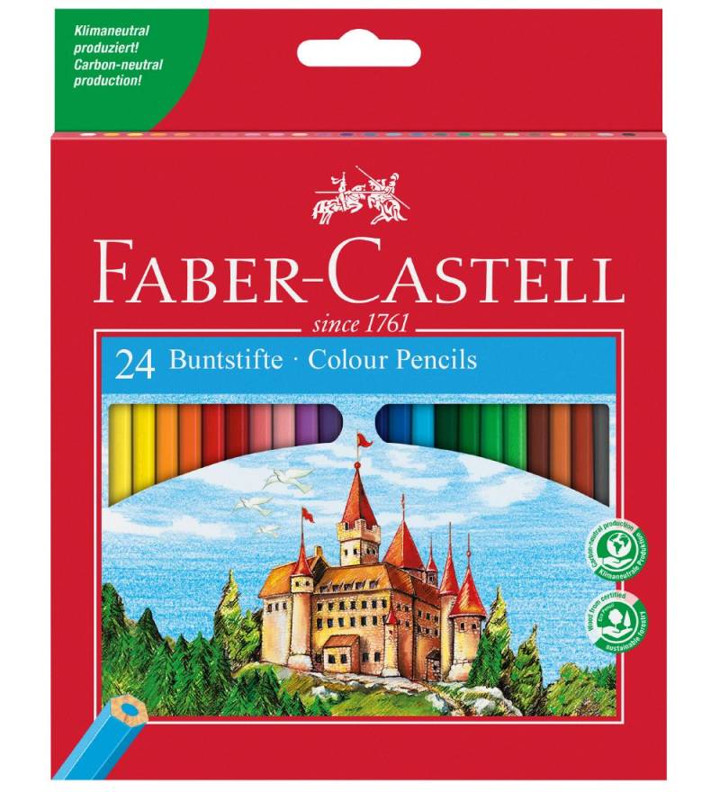 Faber-Castell Buntstifte - Schloss - 24 st. - Mehrfarbig - Faber-Castell - One Size - Buntstiftsets von Faber-Castell