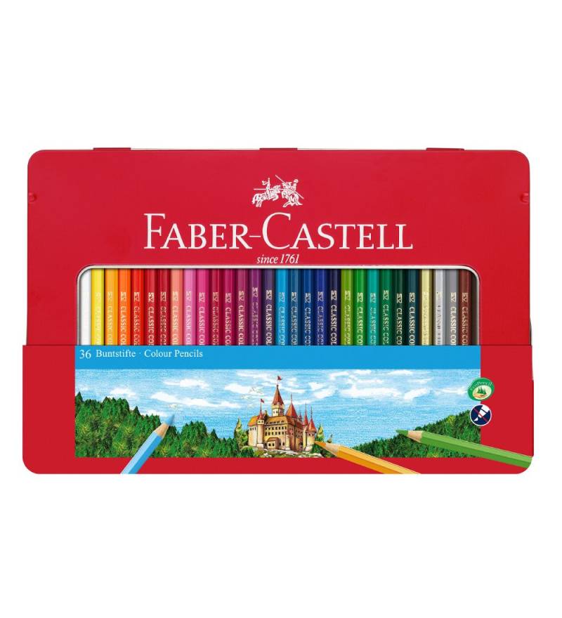 Faber-Castell Buntstifte - Schloss - 36 st. - Mehrfarbig - Faber-Castell - One Size - Buntstiftsets Faber-Castell Buntstifte - Schloss - 36 st. - Mehrfarbig - Faber-Castell - One Size - Buntstiftsets von Faber-Castell