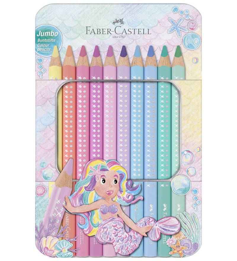 Faber-Castell Buntstifte - Sparkle Jumbo - 10 st. - Faber-Castell - One Size - Buntstiftsets Faber-Castell Buntstifte - Sparkle Jumbo - 10 st. - Faber-Castell - One Size - Buntstiftsets von Faber-Castell