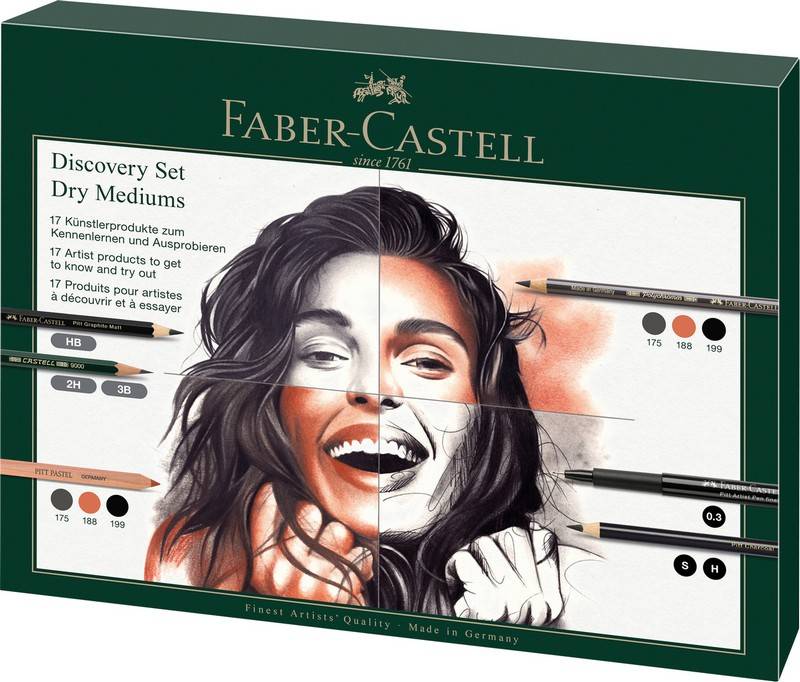 Faber-Castell Discovery Set trockene Künstlerprodukte 17 Stk. Faber-Castell Discovery Set trockene Künstlerprodukte 17 Stk. von Faber-Castell