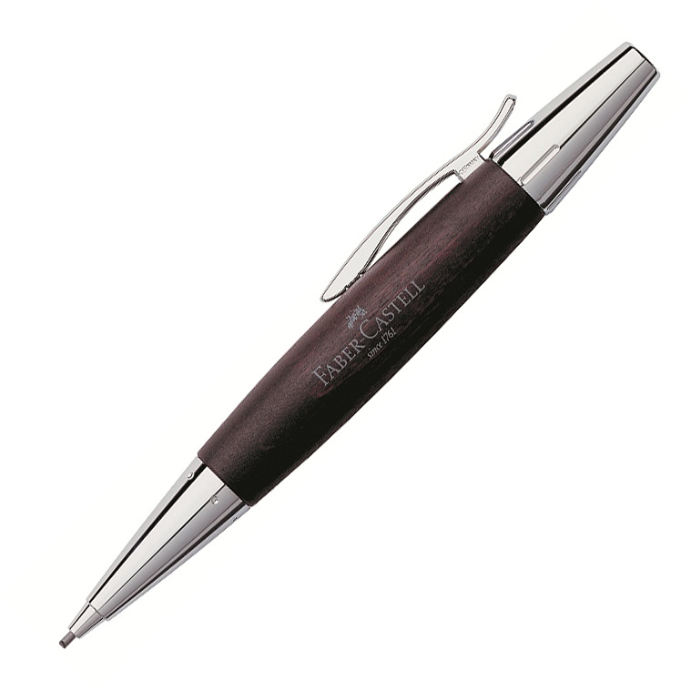 Faber-Castell Drehbleistift e-motion Birnbaum dunkelbraun von Faber-Castell