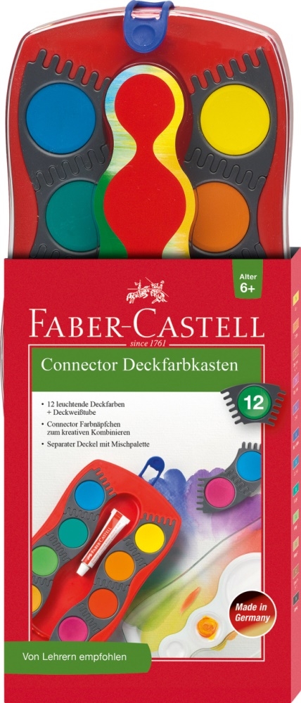 Faber-Castell Farbkasten Connector rot 24 Farben Faber-Castell Farbkasten Connector rot 24 Farben von Faber-Castell