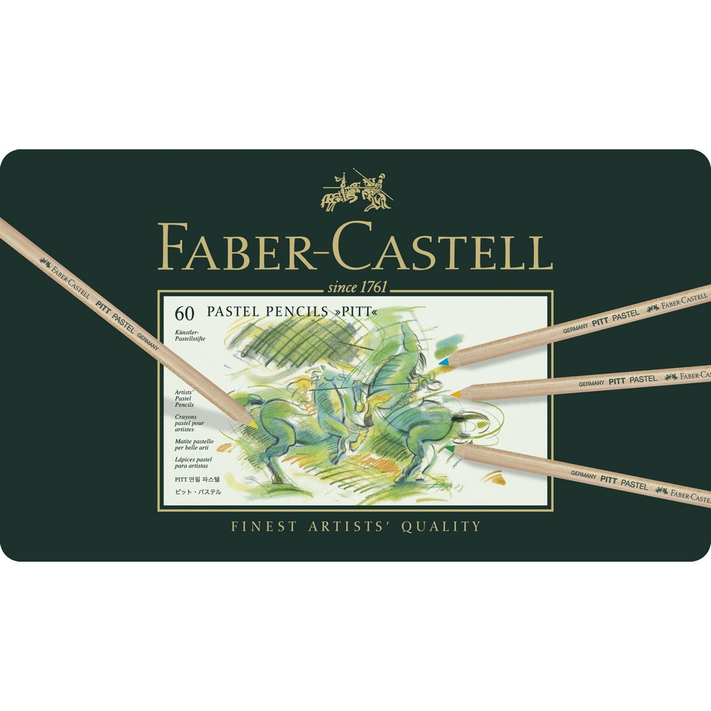 Faber-Castell Farbstift Pitt Pastell 60er Metalletui von Faber-Castell
