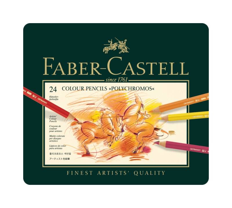 Faber-Castell Farbstifte Polychromos Metallbox 24 Stk. von Faber-Castell
