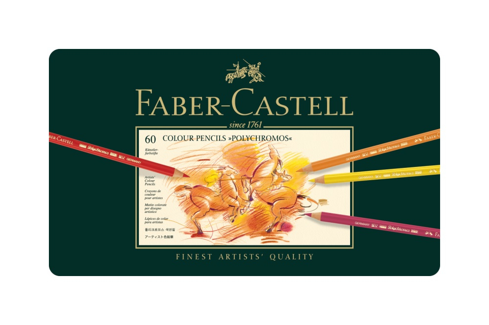 Faber-Castell Farbstifte Polychromos Metallbox 60 Stk. von Faber-Castell