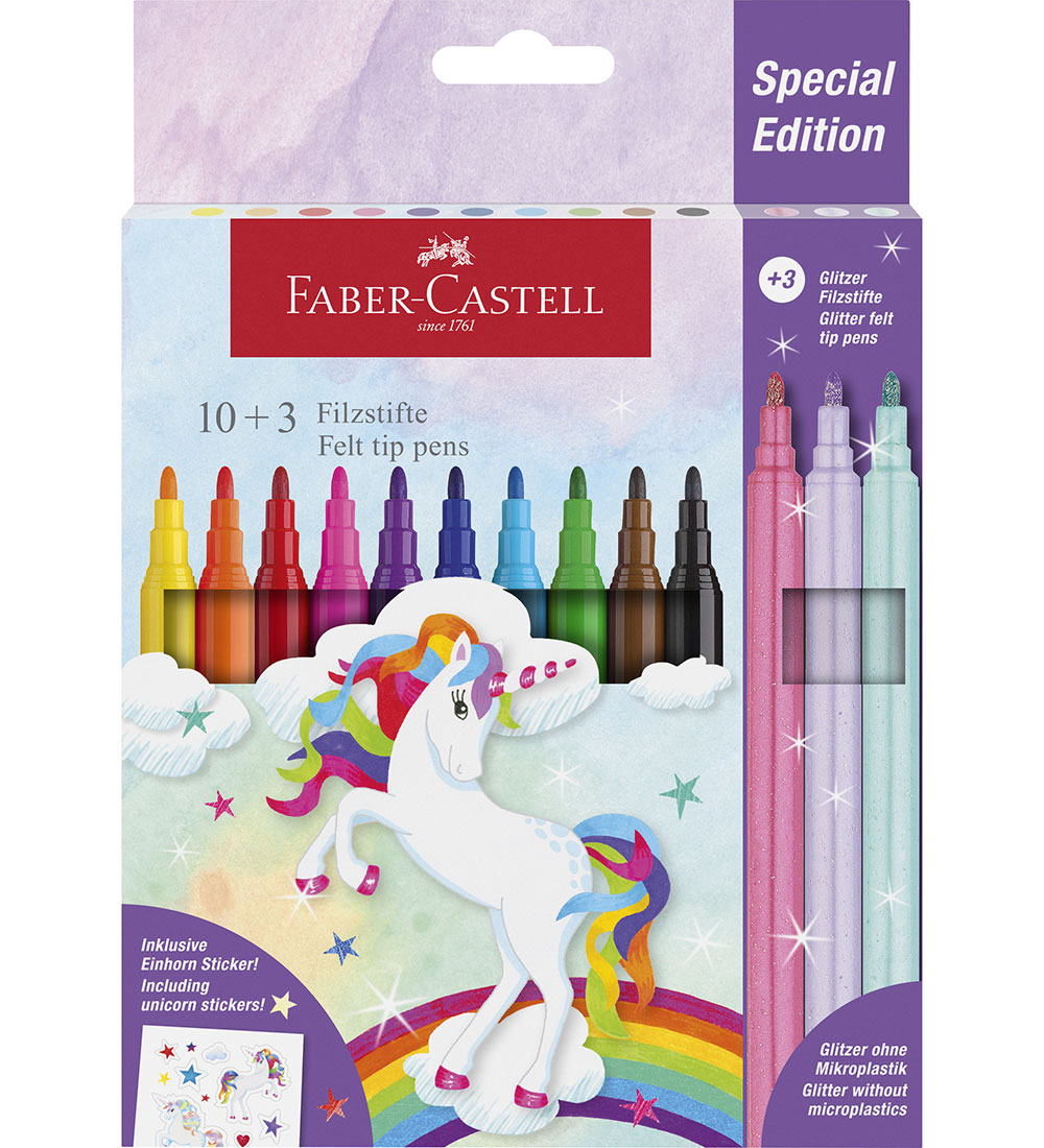 Faber-Castell Filzstifte - 13 st. - Unicorn Pastel - Faber-Castell - One Size - Filzstifte Faber-Castell Filzstifte - 13 st. - Unicorn Pastel - Faber-Castell - One Size - Filzstifte von Faber-Castell