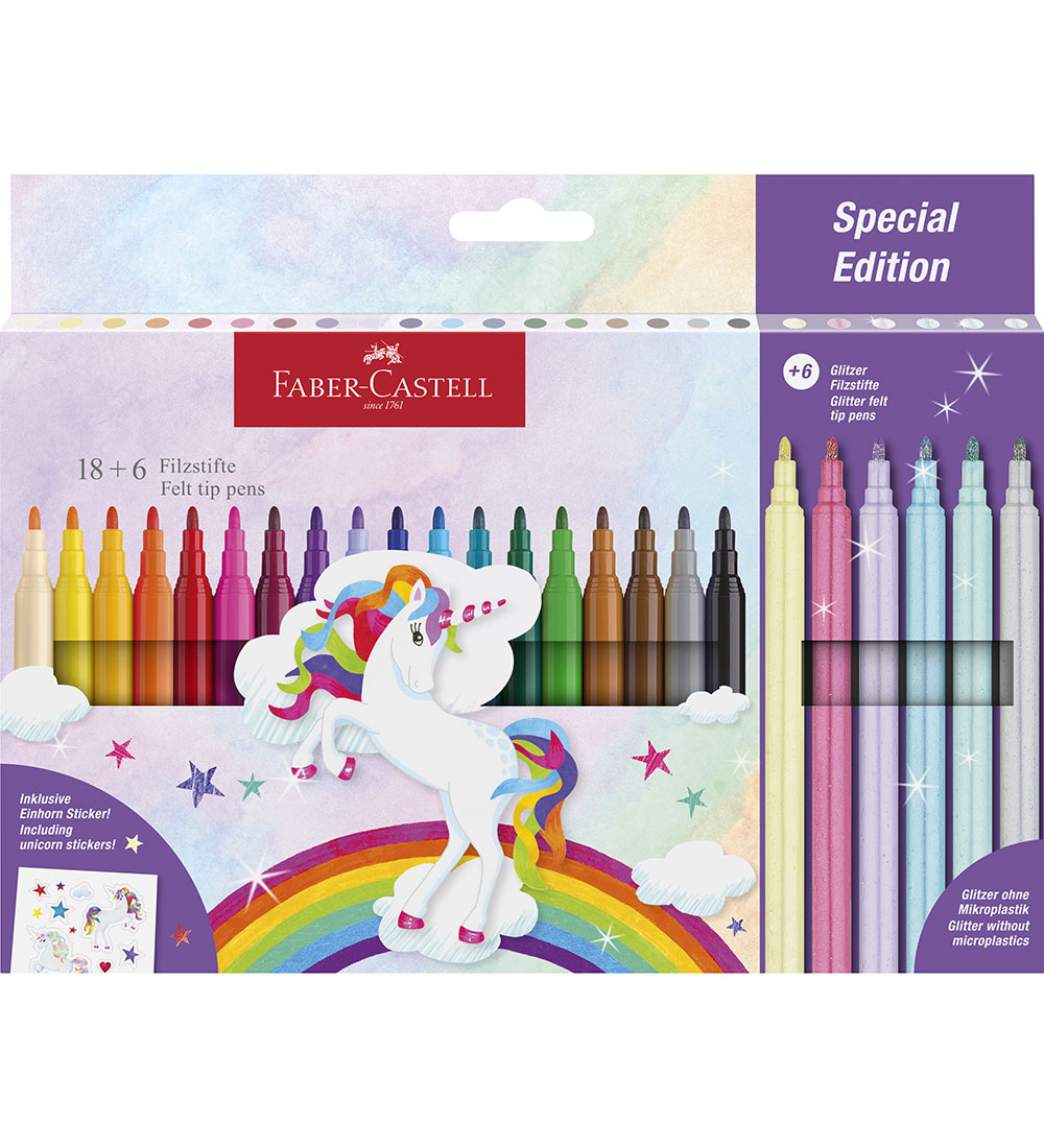 Faber-Castell Filzstifte - 24 st. - Unicorn Pastel - Faber-Castell - One Size - Filzstifte Faber-Castell Filzstifte - 24 st. - Unicorn Pastel - Faber-Castell - One Size - Filzstifte von Faber-Castell