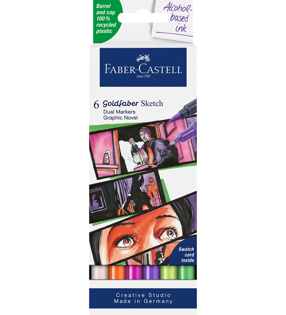 Faber-Castell Filzstifte - 6 st. - Goldfaber Sketch - Graphic No - Faber-Castell - One Size - Filzstifte Faber-Castell Filzstifte - 6 st. - Goldfaber Sketch - Graphic No - Faber-Castell - One Size - Filzstifte von Faber-Castell