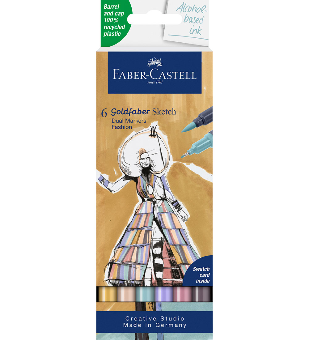 Faber-Castell Filzstifte - 6 st. - Goldfaber Sketch - Mode - Faber-Castell - One Size - Filzstifte Faber-Castell Filzstifte - 6 st. - Goldfaber Sketch - Mode - Faber-Castell - One Size - Filzstifte von Faber-Castell