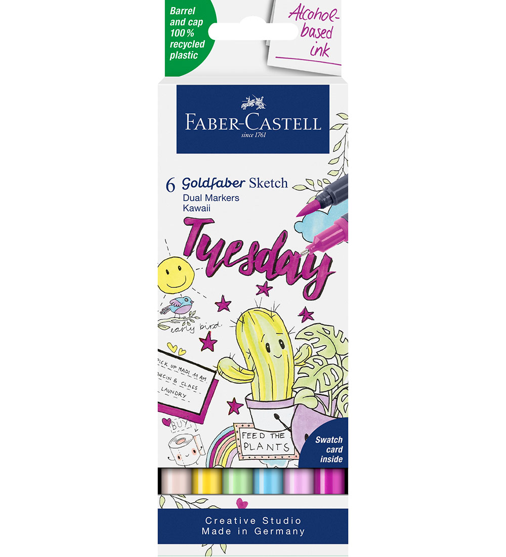 Faber-Castell Filzstifte - 6 st. - Goldfaber-Skizze - Kawaii - Faber-Castell - One Size - Filzstifte Faber-Castell Filzstifte - 6 st. - Goldfaber-Skizze - Kawaii - Faber-Castell - One Size - Filzstifte von Faber-Castell