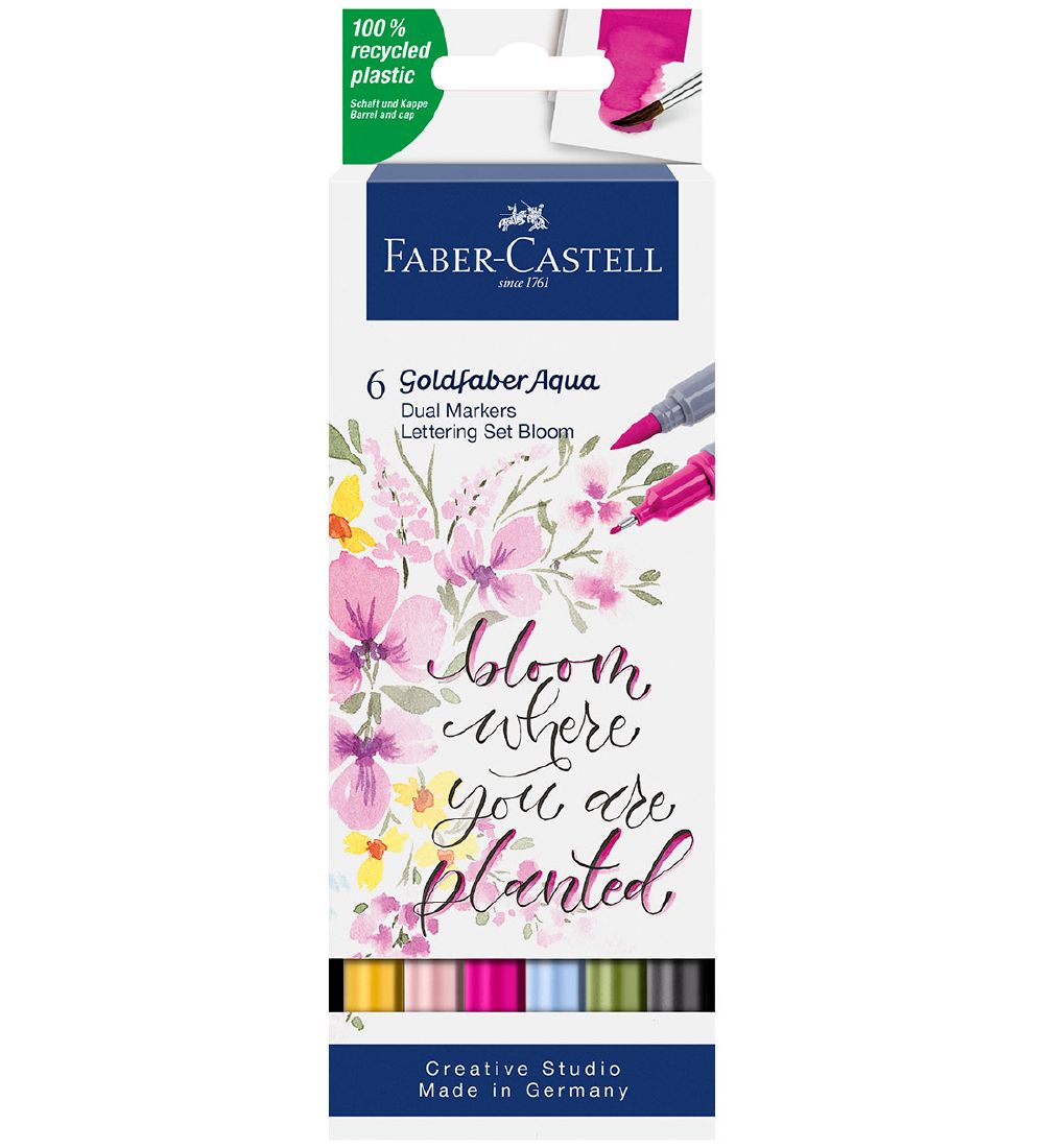 Faber-Castell Filzstifte - 6 st. - Lettering - Faber-Castell - One Size - Filzstifte Faber-Castell Filzstifte - 6 st. - Lettering - Faber-Castell - One Size - Filzstifte von Faber-Castell
