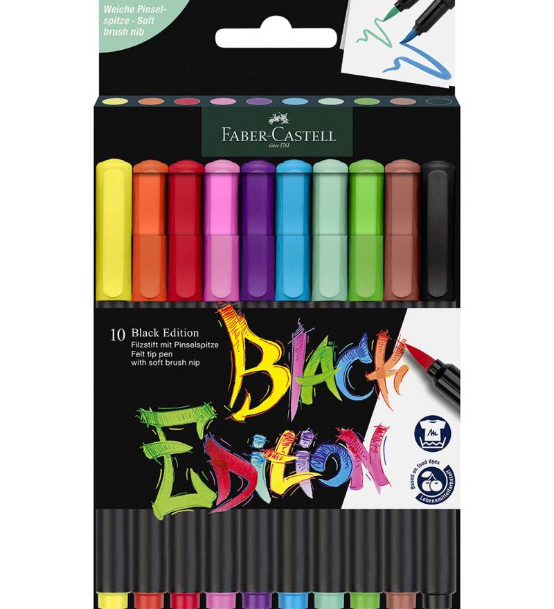 Faber-Castell Filzstifte - Black Auflage - 10 st. - Faber-Castell - One Size - Filzstifte Faber-Castell Filzstifte - Black Auflage - 10 st. - Faber-Castell - One Size - Filzstifte von Faber-Castell