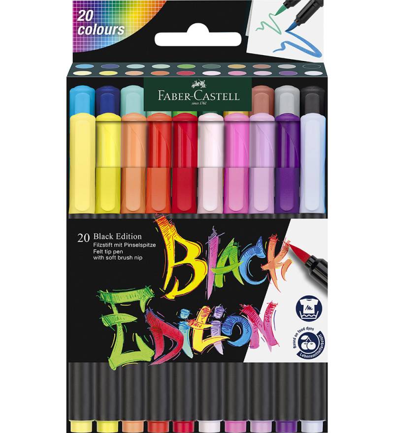 Faber-Castell Filzstifte - Black Auflage - 20 st. - Faber-Castell - One Size - Filzstifte Faber-Castell Filzstifte - Black Auflage - 20 st. - Faber-Castell - One Size - Filzstifte von Faber-Castell